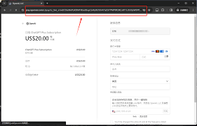 ChatGPT Plus支付步骤示例