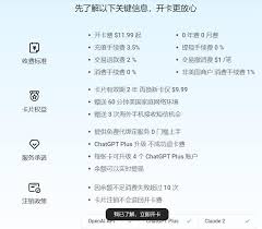 ChatGPT Plus账户注册页面