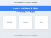 ChatGPT 4o图像生成完全指南:12种风格提示词与高级技巧