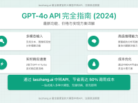 【2024最新】GPT-4o API完全指南:功能、价格与50%成本节省方案