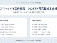 GPT-4o API定价指南:2025年4月完整成本分析及节省策略