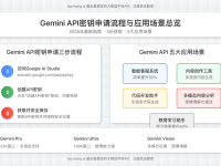 【2025年最新】Gemini API密钥申请完全指南:3步获取+5大应用场景详解
