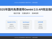 2025年国内免费使用Gemini 2.5 API完全指南【稳定可靠】