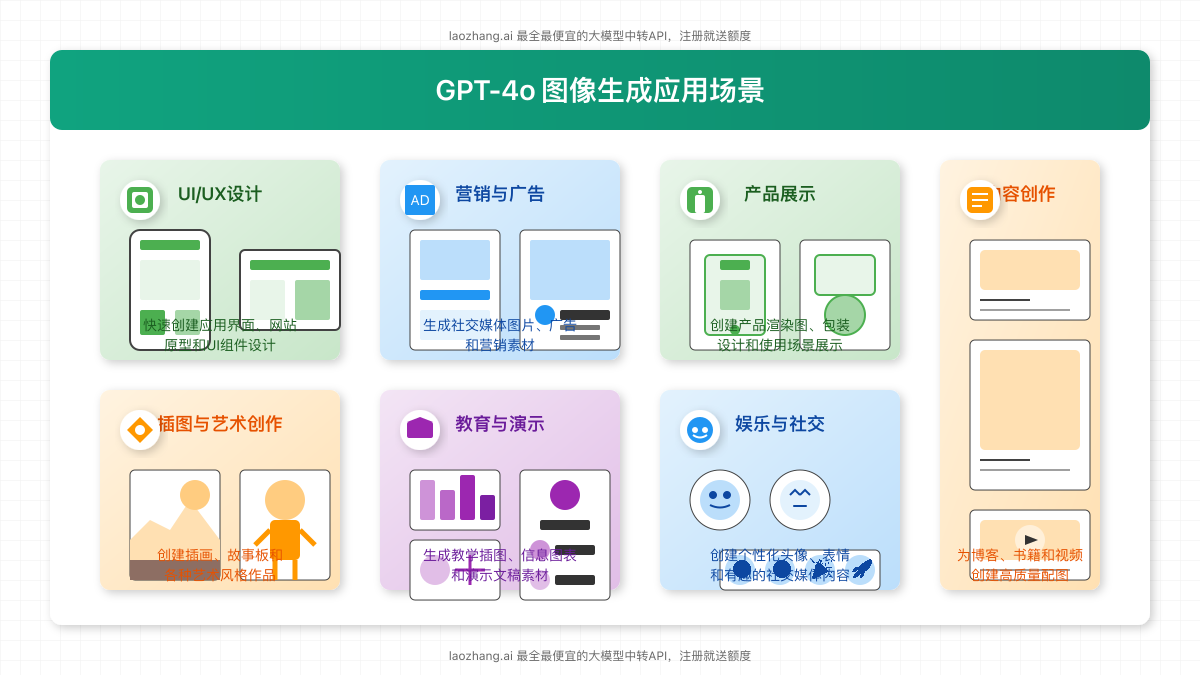 GPT-4o图像生成应用场景展示