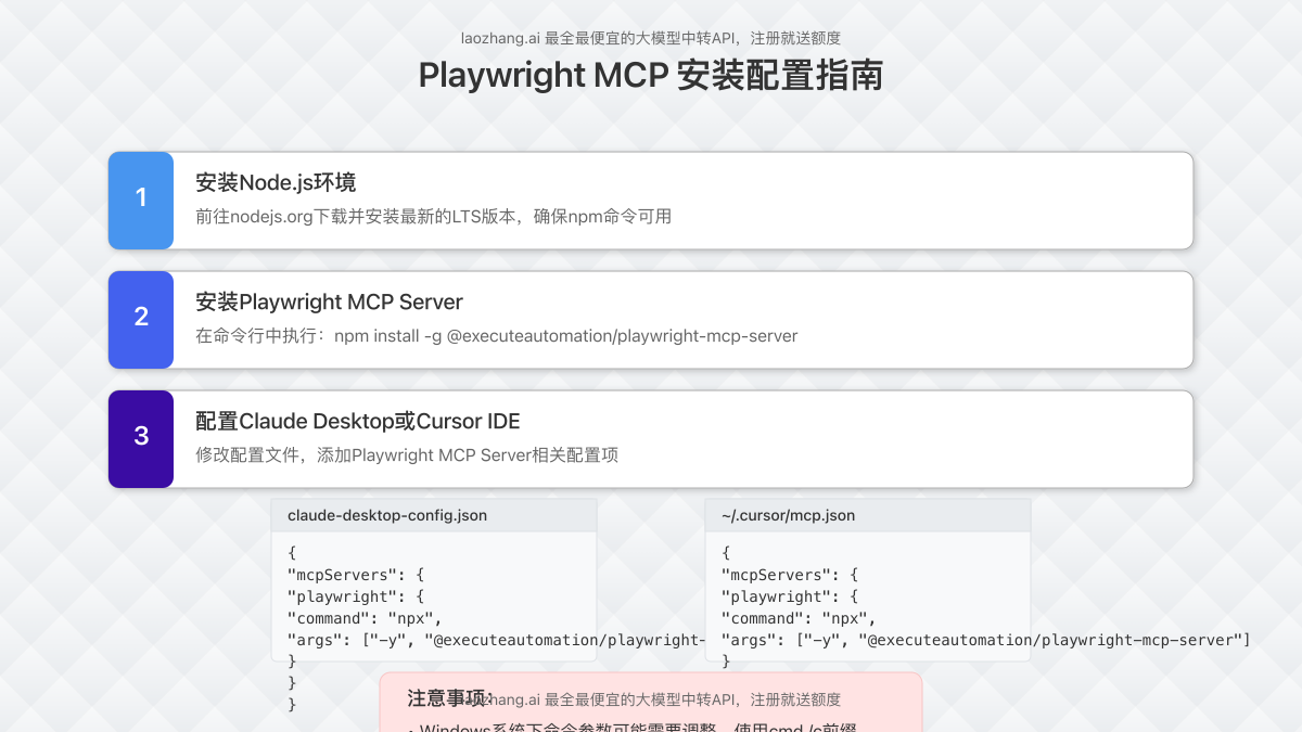 Playwright MCP安装配置步骤图解