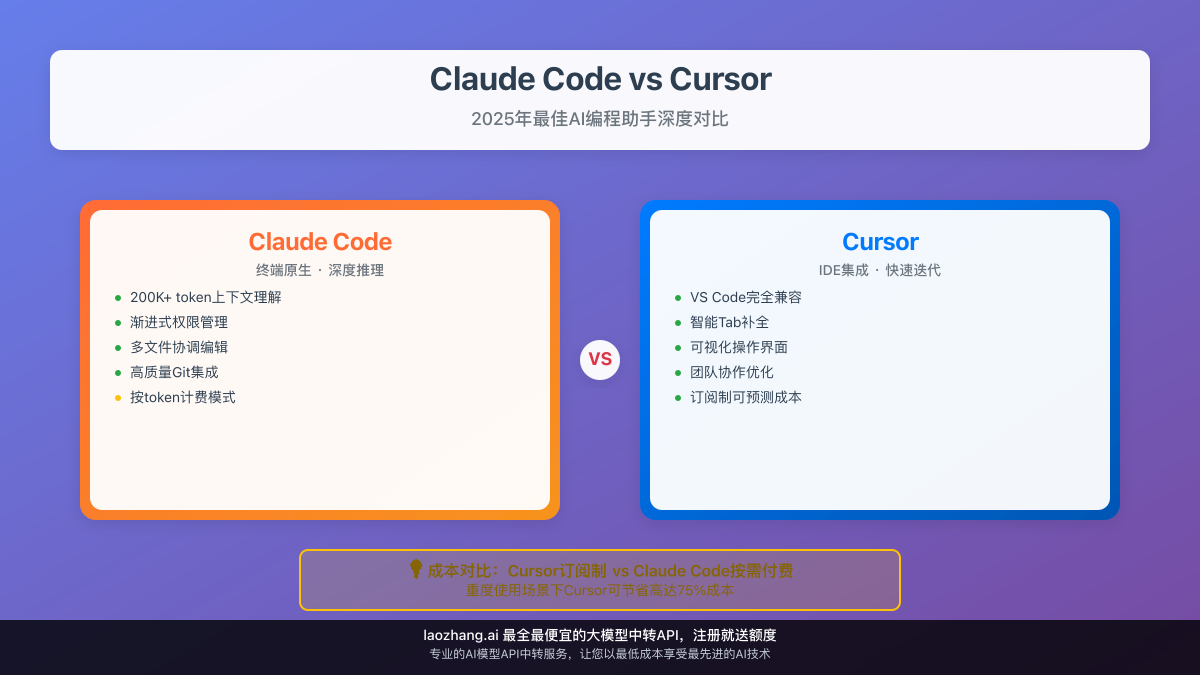 Claude Code与Cursor对比封面图