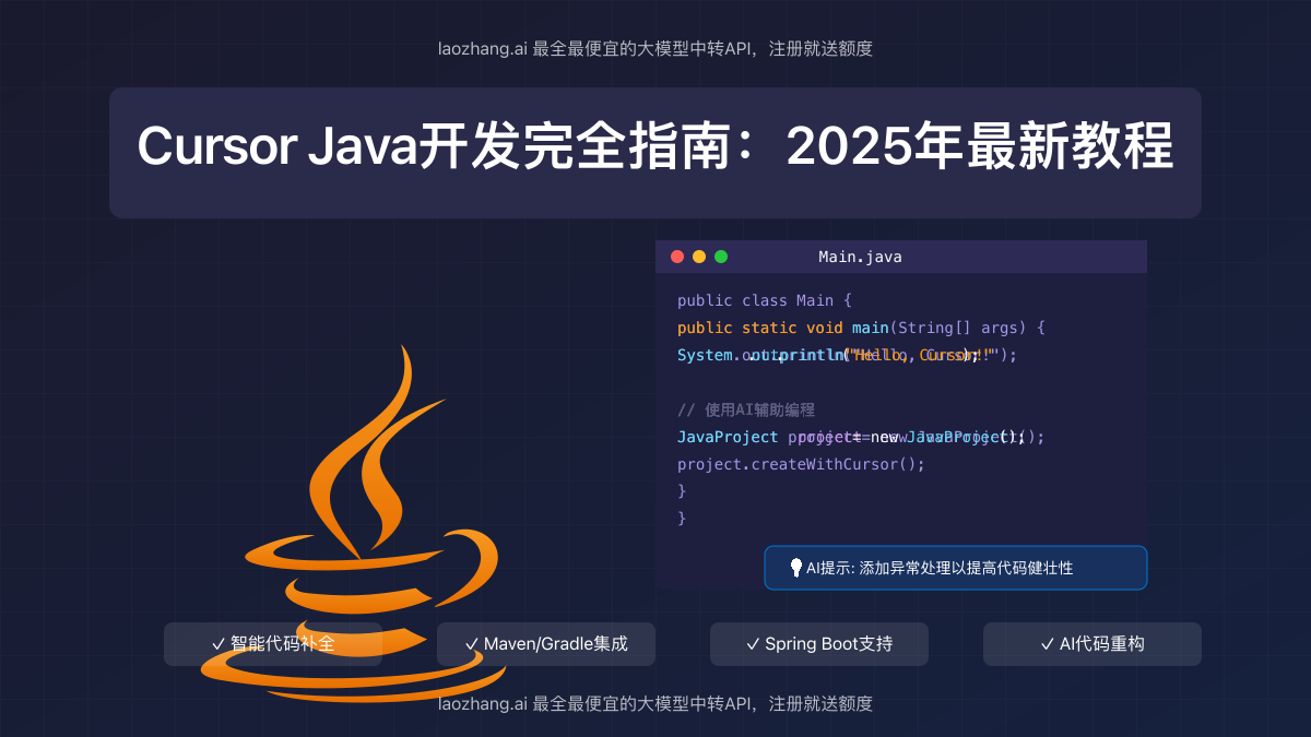 Cursor Java开发完全指南封面图