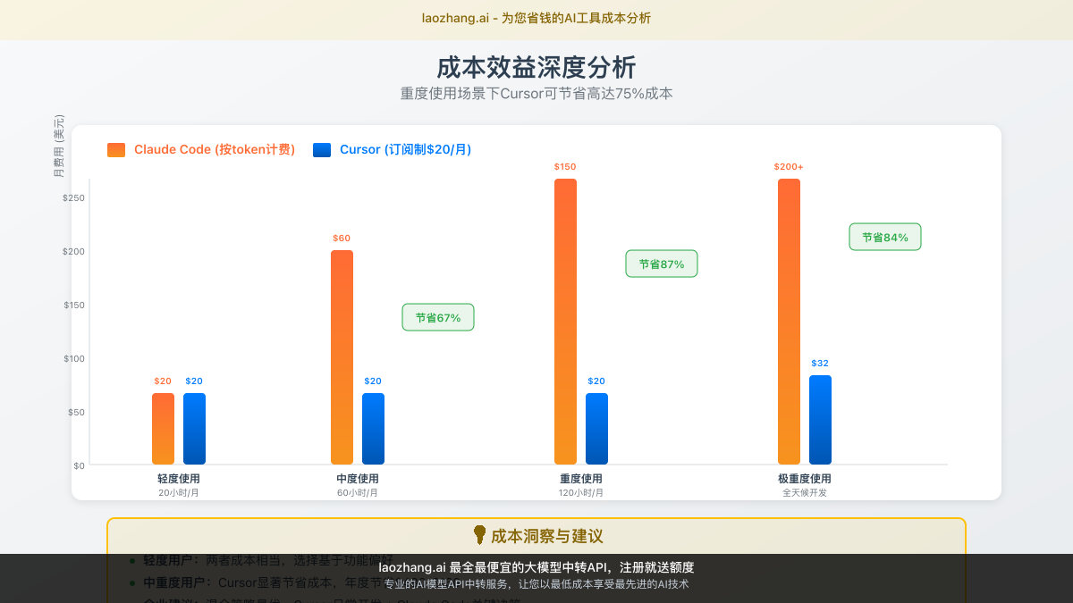 成本分析对比图