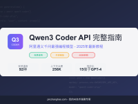 Qwen3 Coder API完整教程:阿里通义千问最强编程模型使用指南2025