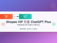 Shopee VIP ChatGPT Plus:风险分析与安全充值方案2025