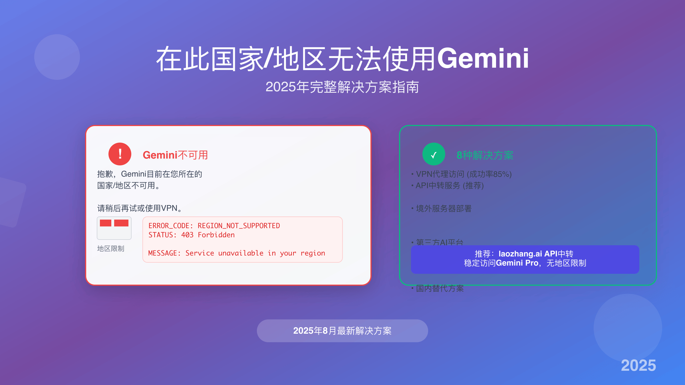 Gemini地区限制错误页面