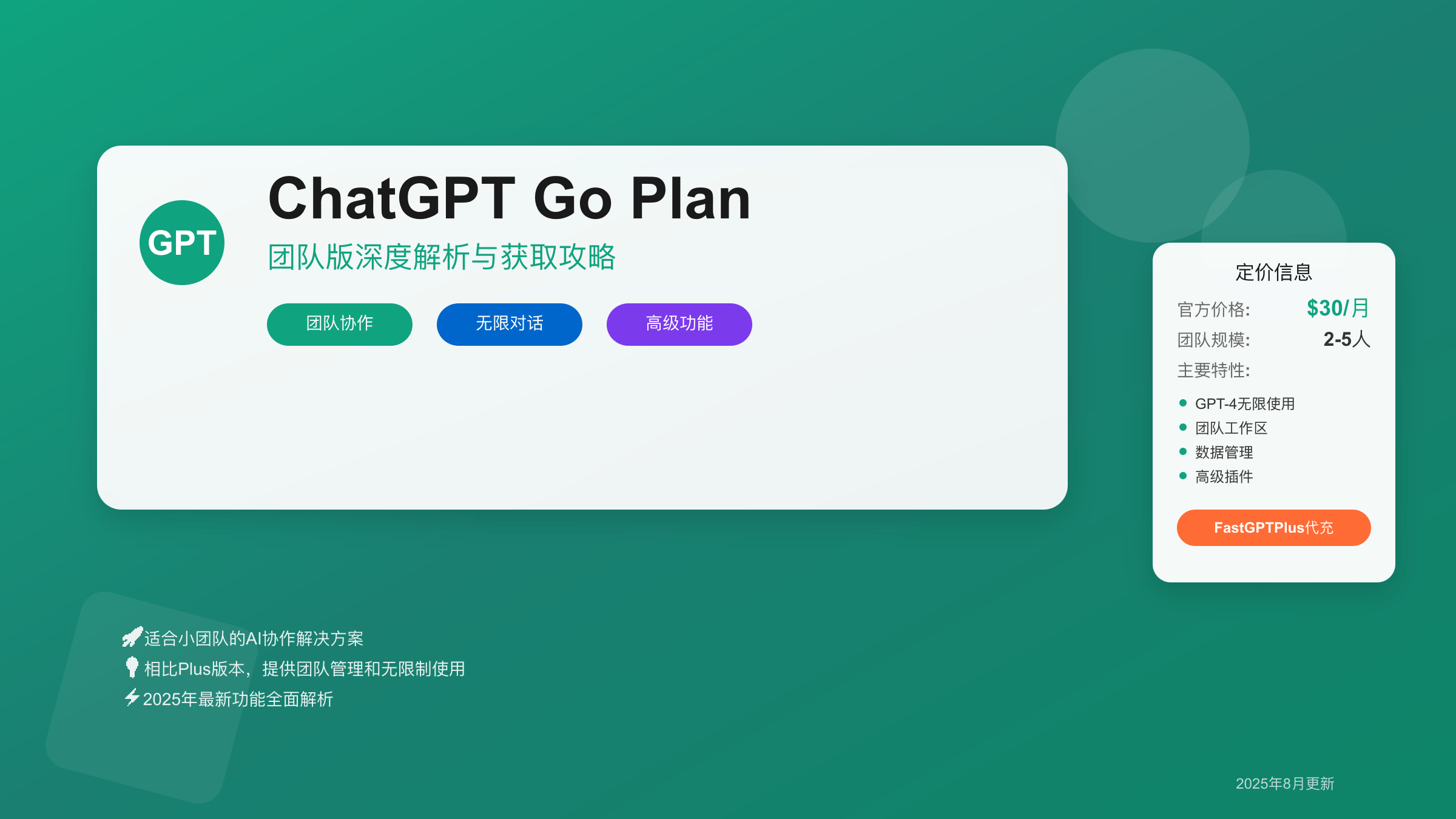 ChatGPT Go Plan订阅服务对比分析封面图
