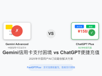 Gemini信用卡支付失败?2025年中国用户AI订阅最佳解决方案
