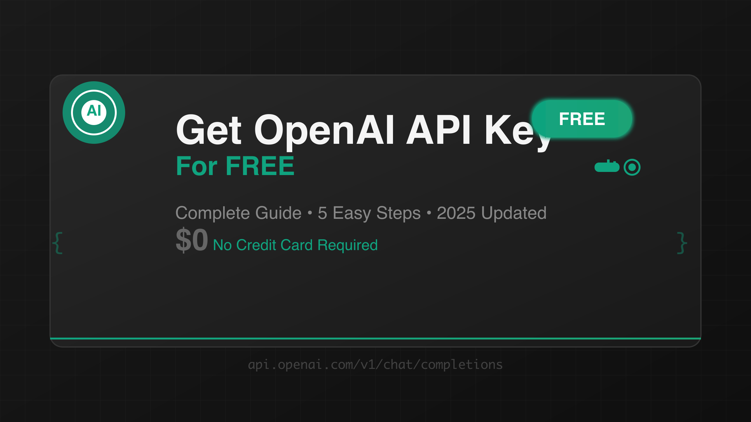 OpenAI API Key免费获取指南封面